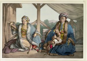 رحلة إلى أثينا والقسطنطينية: إسماعيل ، باي ومحمدة ، باشا ، ج .1819 بواسطة لويس بعد دوبري